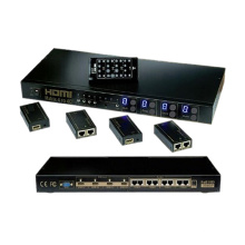 60m sobre Cat6e 4X4 HDMI Matrix Extender